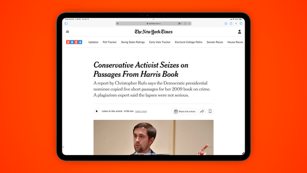 NYT’s Latest Miss: The Harris Book Fake Controversy